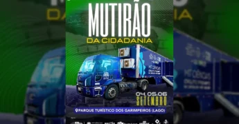 Carreta da Ciência e o Mutirão da Cidadania em Pontal do Araguaia, organizado pela UFMT e Prefeitura. Créditos: UFMT - Campus Universitário Araguaia / Instagram