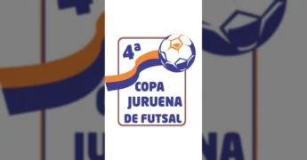 Imagem promocional da 4ª Copa Juruena de Futsal 2025, destacando o apoio do deputado estadual Dilmar Dal Bosco, com futebol em fundo azul e amarelo. Créditos: semel_juruena1 / Instagram