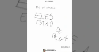 Imagem comemorativa do Dia do Assessor de Imprensa pela Prefeitura de Tangará da Serra com elementos de comunicação como microfone e megaphone / Instagram: @prefeituratangaradaserra