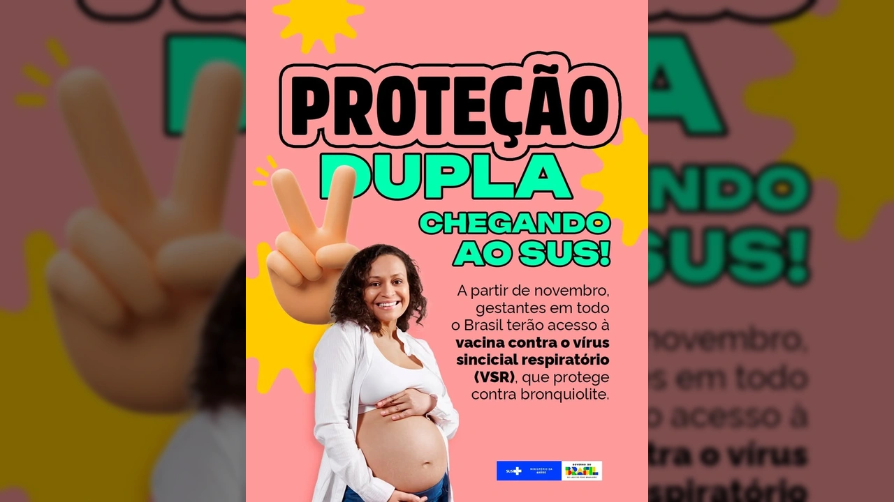 Dr. Alexandre Padilha, Ministro da Saúde, anunciando a vacina VSR para gestantes no SUS a partir de novembro. Crédito: Ministério da Saúde / Instagram