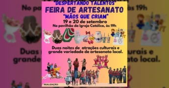 Imagens diversas de artesanato e performances artísticas que serão apresentadas nos eventos de União do Sul. Créditos: Cultura União do Sul / Instagram