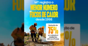 Bombeiros em ação contra queimadas em Mato Grosso, cenário de redução histórica de focos de calor. Imagem: Governo de Mato Grosso / Instagram.