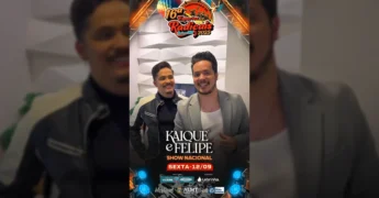 Kaique e Felipe em Jaciara para a Temporada de Esportes Radicais 2025, imagem de divulgação da Prefeitura de Jaciara