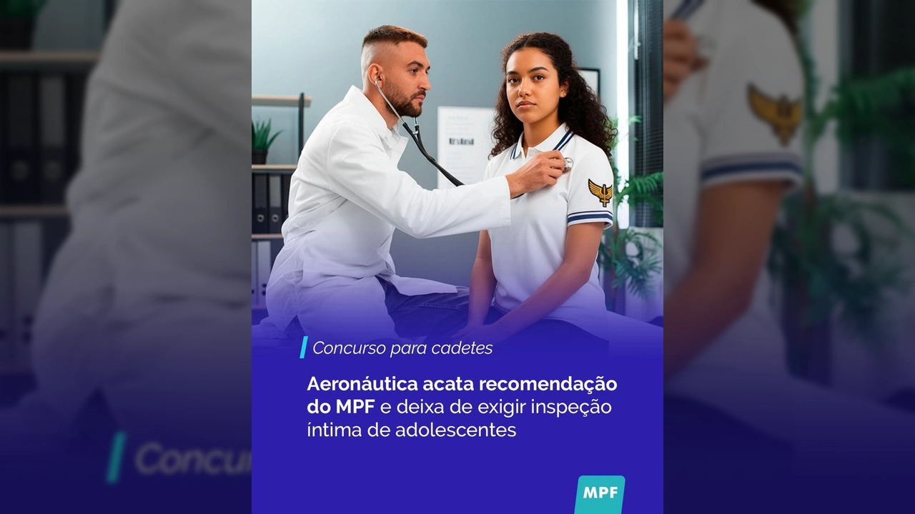 Imagem de um médico examinando uma jovem, representando a polêmica dos exames ginecológicos no concurso da Aeronáutica, publicado por mpfederal.