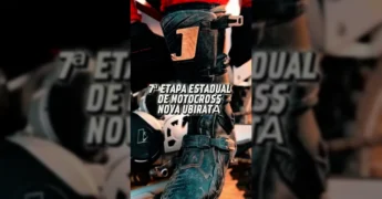 Pista de motocross em Nova Ubiratã durante o preparo para a 7ª Etapa Estadual / Instagram: @prefeituradenovaubirata