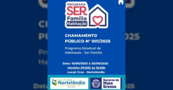 Inscrições para o Programa Ser Família Habitação em Nortelândia, Mato Grosso - Créditos: Cras Nortelândia / Instagram