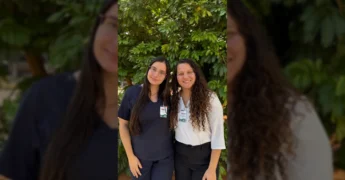 Duas psicólogas de União do Sul, Lohane e Daiane, falando sobre a valorização da vida. Créditos: Prefeitura Municipal de União do Sul-MT / Instagram