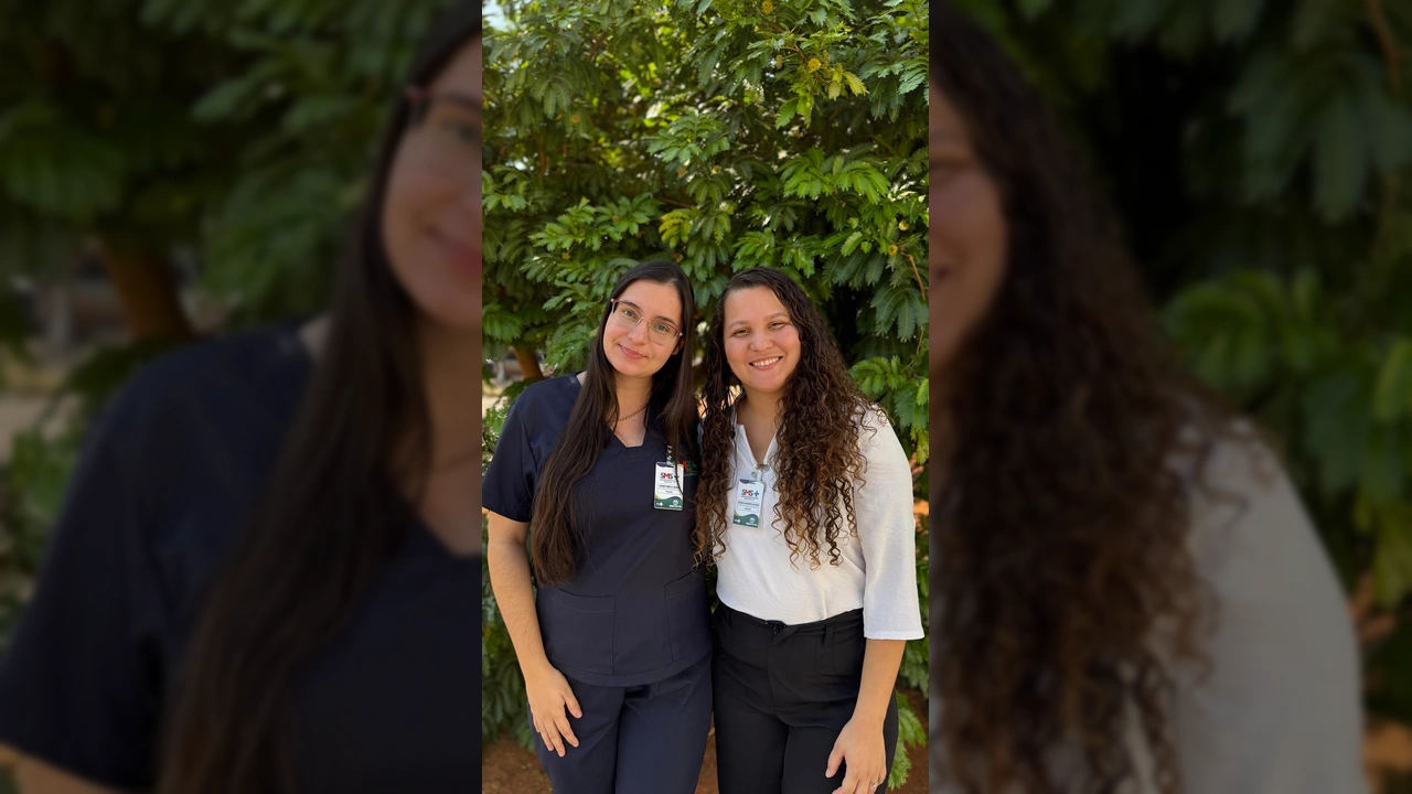 Duas psicólogas de União do Sul, Lohane e Daiane, falando sobre a valorização da vida. Créditos: Prefeitura Municipal de União do Sul-MT / Instagram
