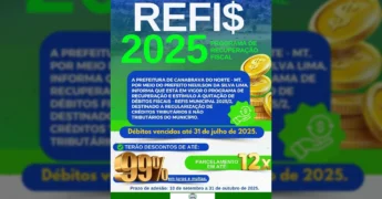 Detalhes do REFIS 2025 em Canabrava do Norte, Mato Grosso, com descontos e prazos, por prefeituradecanabravadonorte